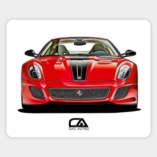 Ferrari 599 GTO Illustration Magnet